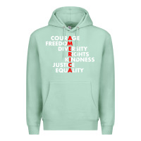 Seafoam anti trump resist Premium Hoodie - linhVisuals