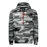 Slate Camo anti trump resist Premium Hoodie - linhVisuals