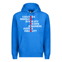 True Royal anti trump resist Premium Hoodie - linhVisuals