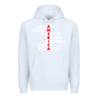 White anti trump resist Premium Hoodie - linhVisuals