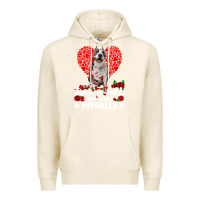 Tofu pitbull lover dog roses funny just a girl who loves pitbull 213 pitbul Premium Hoodie - linhVisuals