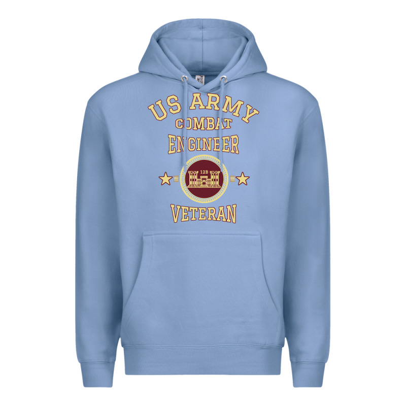 Us Army Combat Engineer Combat Engineer Veteran Gift Pullover Hoodie Premium Hoodie by linhVisuals | Teevron