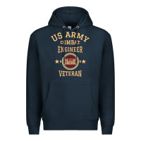 Navy us army combat engineer combat engineer veteran gift pullover hoodie Premium Hoodie - linhVisuals