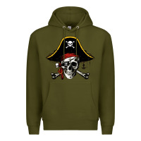 Army Green pi rate 3 14 Premium Hoodie - linhVisuals
