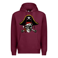 Burgundy pi rate 3 14 Premium Hoodie - linhVisuals