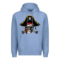 Colony Blue pi rate 3 14 Premium Hoodie - linhVisuals