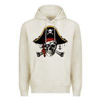 Oatmeal Heather pi rate 3 14 Premium Hoodie - linhVisuals