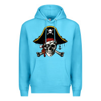 Ocean Blue pi rate 3 14 Premium Hoodie - linhVisuals