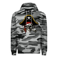 Slate Camo pi rate 3 14 Premium Hoodie - linhVisuals