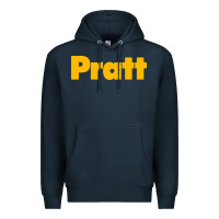 Navy Pratt Institute Premium Hoodie - linhVisuals