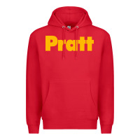 Red Pratt Institute Premium Hoodie - linhVisuals