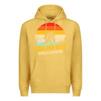 Antique Gold hide and seek world champion bigfoot t  shirt hide and seek world cham Premium Hoodie - linhVisuals