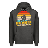 Charcoal Heather hide and seek world champion bigfoot t  shirt hide and seek world cham Premium Hoodie - linhVisuals
