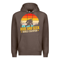 Coffee hide and seek world champion bigfoot t  shirt hide and seek world cham Premium Hoodie - linhVisuals