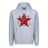 Heather Grey almighty vice lord nation vl avln t shirt Premium Hoodie - linhVisuals