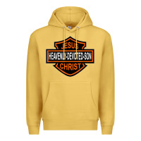 Antique Gold enjoy jesus christ heavenly devoted son parody religious tee t shirt Premium Hoodie - linhVisuals