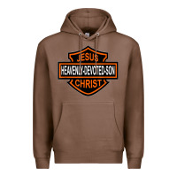 Chestnut enjoy jesus christ heavenly devoted son parody religious tee t shirt Premium Hoodie - linhVisuals