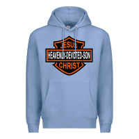 Colony Blue enjoy jesus christ heavenly devoted son parody religious tee t shirt Premium Hoodie - linhVisuals