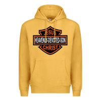 Mustard enjoy jesus christ heavenly devoted son parody religious tee t shirt Premium Hoodie - linhVisuals