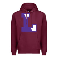 Burgundy boston latin school Premium Hoodie - linhVisuals