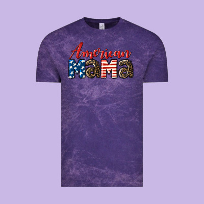 Western American Mama Mother's Day Vintage Tee Designed By Lillyallendesigns
