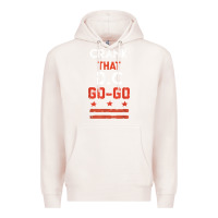 Pale Pink vintage washington d.c crank that go go music design gift. t shirt Premium Hoodie - linhVisuals