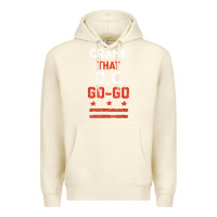 Sandshell vintage washington d.c crank that go go music design gift. t shirt Premium Hoodie - linhVisuals