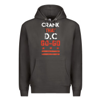 Smoke vintage washington d.c crank that go go music design gift. t shirt Premium Hoodie - linhVisuals