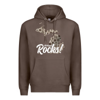 Coffee great lakes shaped men women petoskey stone michigan rocks pullover ho Premium Hoodie - linhVisuals