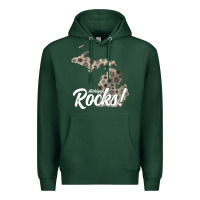 Sports Green great lakes shaped men women petoskey stone michigan rocks pullover ho Premium Hoodie - linhVisuals