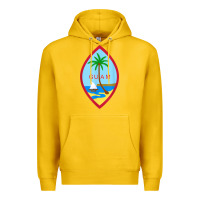 Lemon guam coat of arms souvenir gift flag chamorro t shirt Premium Hoodie - linhVisuals