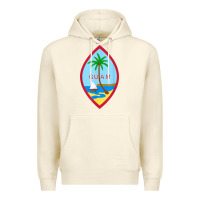 Sandshell guam coat of arms souvenir gift flag chamorro t shirt Premium Hoodie - linhVisuals