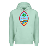 Seafoam guam coat of arms souvenir gift flag chamorro t shirt Premium Hoodie - linhVisuals