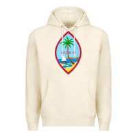 Tofu guam coat of arms souvenir gift flag chamorro t shirt Premium Hoodie - linhVisuals