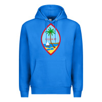 True Royal guam coat of arms souvenir gift flag chamorro t shirt Premium Hoodie - linhVisuals