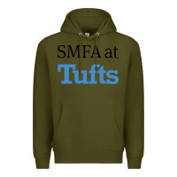 Army Green SMFA at Tufts Premium Hoodie - linhVisuals