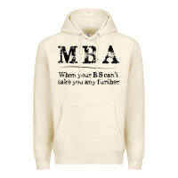 Tofu mba graduation gifts when your bs can't take you further Premium Hoodie - linhVisuals