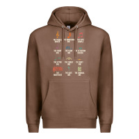 Chestnut musical notes symbol definition   humor musician t shirt Premium Hoodie - linhVisuals