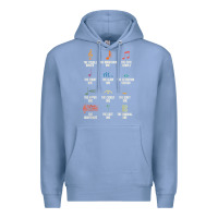 Colony Blue musical notes symbol definition   humor musician t shirt Premium Hoodie - linhVisuals