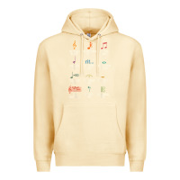 Pina Colada musical notes symbol definition   humor musician t shirt Premium Hoodie - linhVisuals