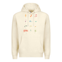 Sandshell musical notes symbol definition   humor musician t shirt Premium Hoodie - linhVisuals