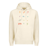 Tofu musical notes symbol definition   humor musician t shirt Premium Hoodie - linhVisuals