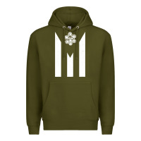 Army Green puerto rico taino taina sun puerto rican flag pride boricua pullover h Premium Hoodie - linhVisuals