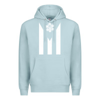 Blue Mist puerto rico taino taina sun puerto rican flag pride boricua pullover h Premium Hoodie - linhVisuals