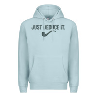 Blue Mist just deduce it funny sherlock holmes detective raglan baseball tee Premium Hoodie - linhVisuals
