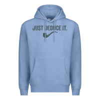 Colony Blue just deduce it funny sherlock holmes detective raglan baseball tee Premium Hoodie - linhVisuals