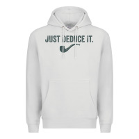 Dove Grey just deduce it funny sherlock holmes detective raglan baseball tee Premium Hoodie - linhVisuals