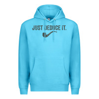 Ocean Blue just deduce it funny sherlock holmes detective raglan baseball tee Premium Hoodie - linhVisuals