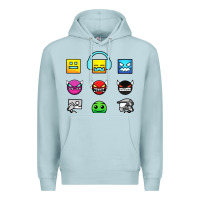 Blue Mist geometry dash insane Premium Hoodie - linhVisuals