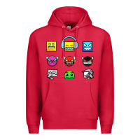 Cardinal geometry dash insane Premium Hoodie - linhVisuals